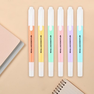 6er Pack Textmarker Marker Stifte Büro Schreibzubehör Multicolor Marker Pen