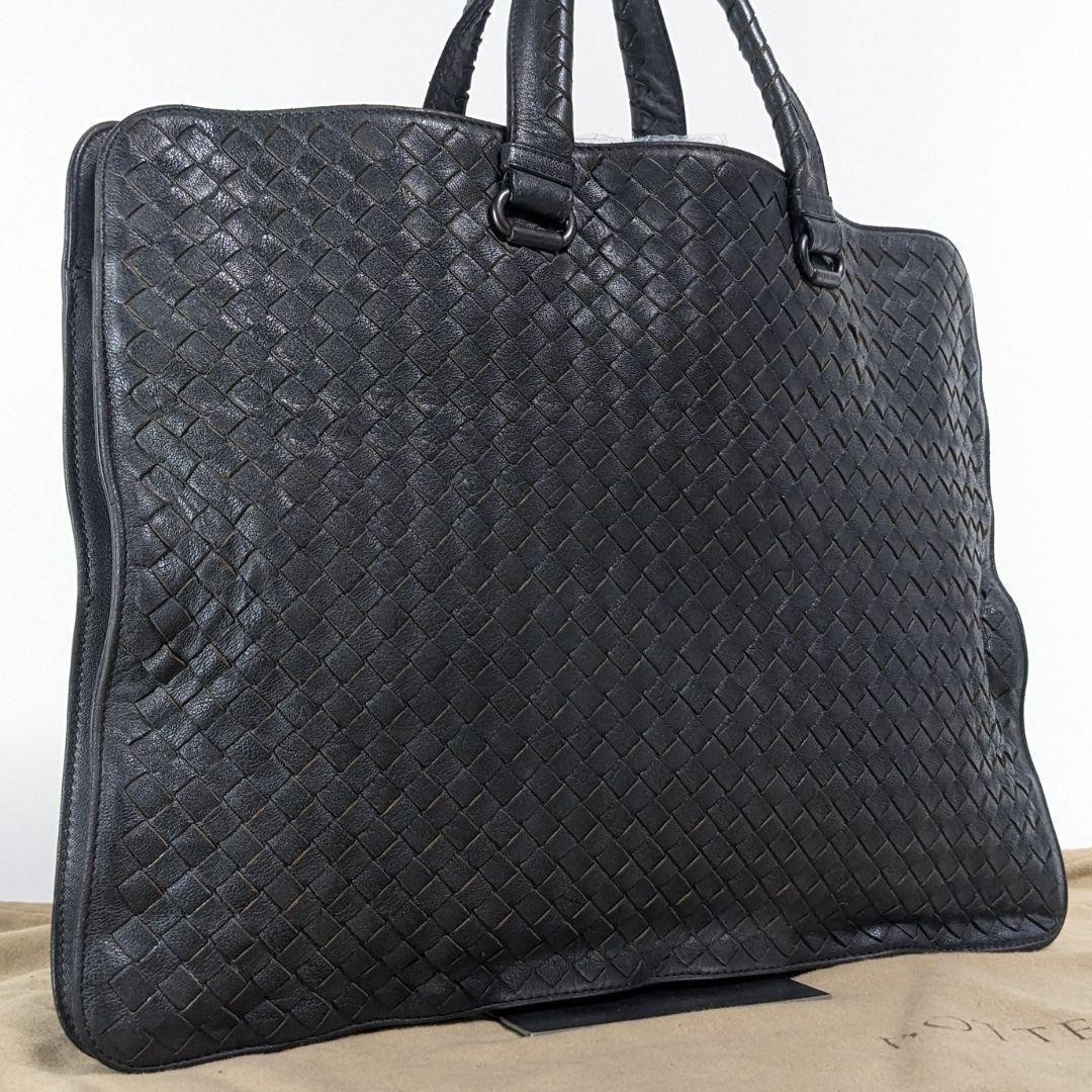 Bottega Veneta Intrecciato Business Bag Briefcase Storage Bag Leather
