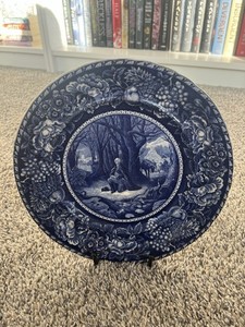 Washingtons Prayer at Valley Forge Rowland & Marsellus 9.75" Plate Staffordshire