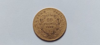 Ancienne pièce de monnaie 10Francs Or Napoléon