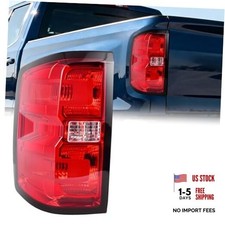 Tail Light Assembly Compatible with 2014-2019 Chevy Silverado Left Driver Side