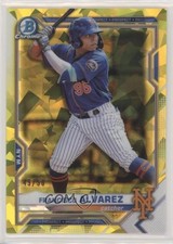2021 Bowman Chrome Sapphire Edition Yellow Refractor /50 Francisco Alvarez uk2