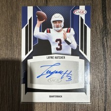 Layne Hatcher SAGE 2024 HIT Autograph Rookie #A-LH Ball State Football