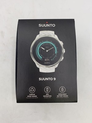 SUUNTO 9 OW183 GPS Smartwatch Digital Black White Rubber