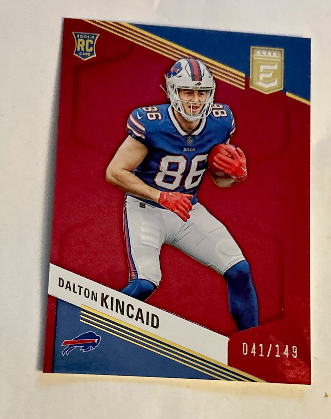 2023 Panini Donruss Elite - Rookies Dalton Kincaid #125 Maroon /149 (RC)