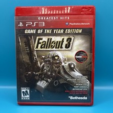 Fallout 3 Game of the Year Greatest Hits PS3 Complete CIB W/Manual