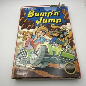 1988 NINTENDO NES VIC TOKAI BUMP 'N' JUMP CIB W/ BOX CART MANUAL TESTED WORKS