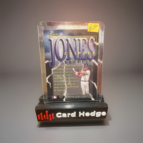 Chipper Jones 1997 Fleer Ultra Thunderclap #7 - Bild 2 von 2