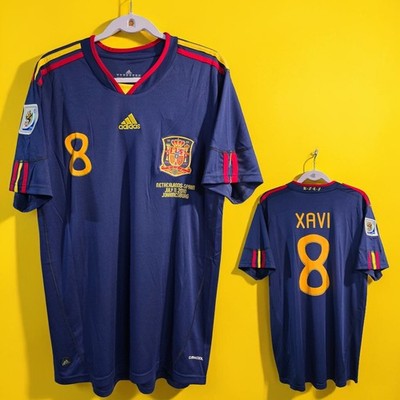 SPAIN AWAY - World Cup 2010 - Football Soccer - XAVI # 8 - 2XL