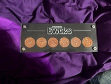 Star Wars Ewoks 6- coin set in display case
