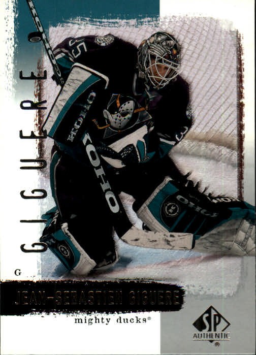 2000-01 SP Authentic #2 Jean-Sebastien Giguere - HKY