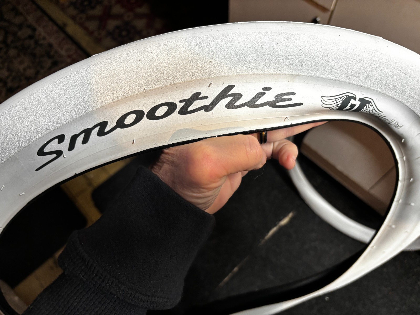 GT SMOOTHIE 24 x 2.50" Wide Slick Thick White OR Black Tire SUPER HD NEW