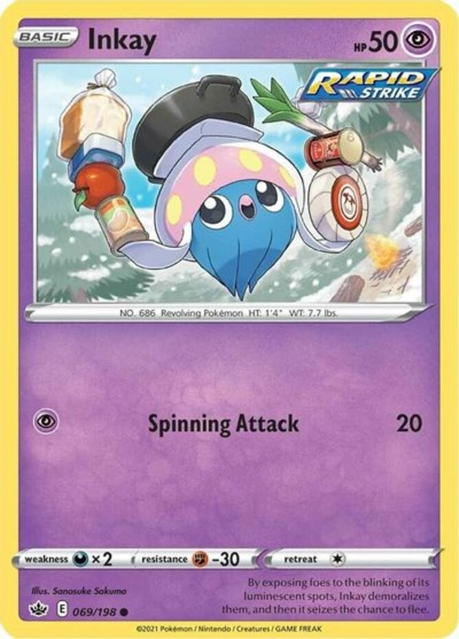 Inkay - 069/198 - Common - Near Mint