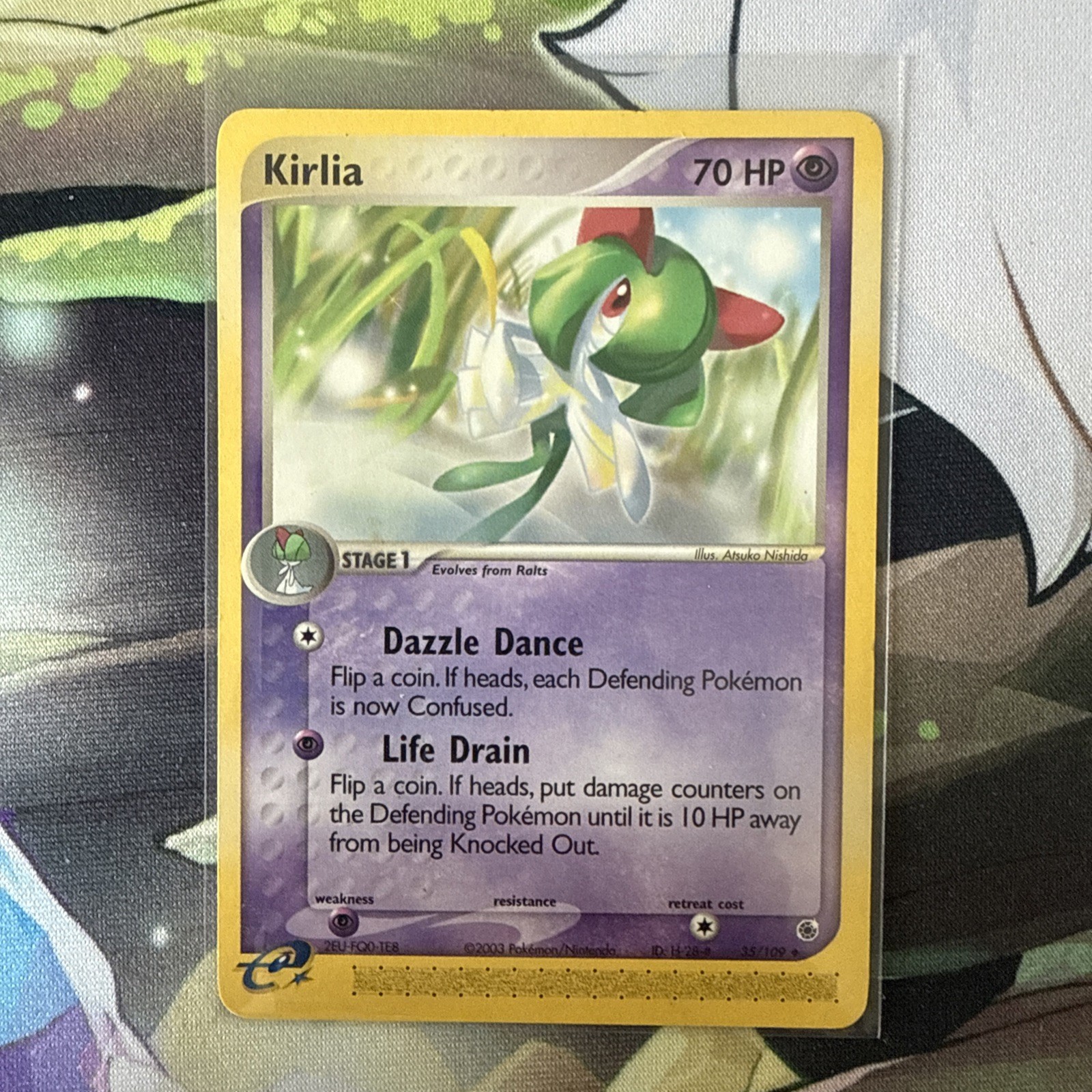 Pokemon - Kirlia - Ruby & Sapphire 35/109 - Uncommon - LP