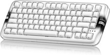 XVX CK75 SE White Transparent Jelly Mechanical Gaming Keyboard RGB Hot Swap 75%