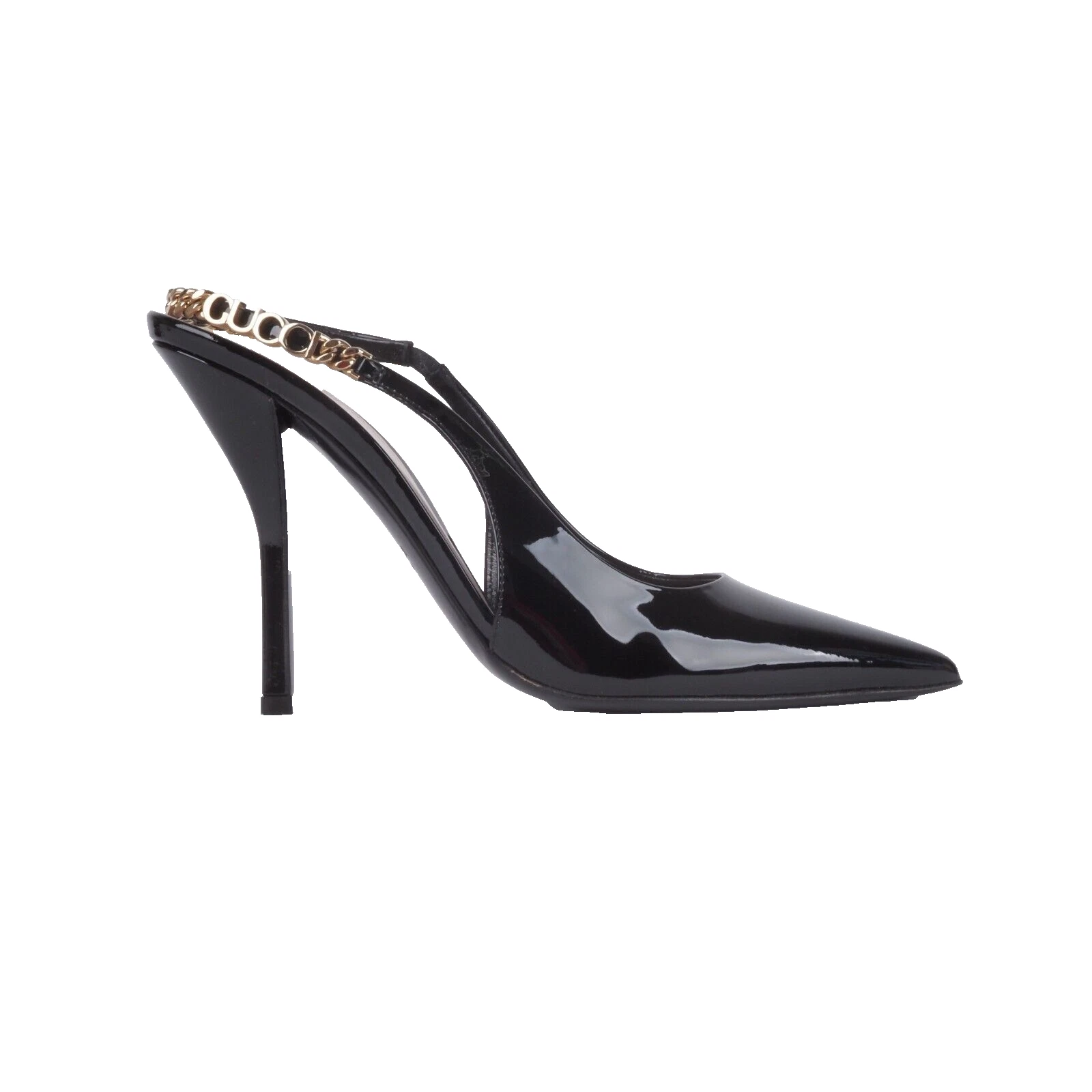 Escarpins GUCCI Signoria avec sangle de talon 783821 EU 38 escarpins de luxe talons OP: