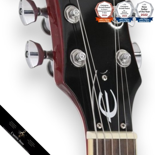 Epiphone Casino Coupe Cherry 2015 Set Up Spurzle Tuners with Wear - Picture 5 of 6
