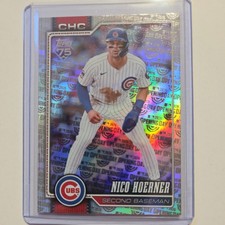 2026 Topps Series 1 Celebration Nico Hoerner Opening Day Foil #5 Cubs