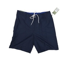 Goodfellow  Co Boardshorts Mens Large Navy 9" Inseam Swim Trunks Lined