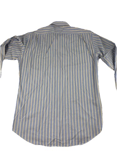 Sportscraft Mens Button Up Shirt Long Sleeve Windham Stripe French Cuff Sz M - Picture 9 of 9
