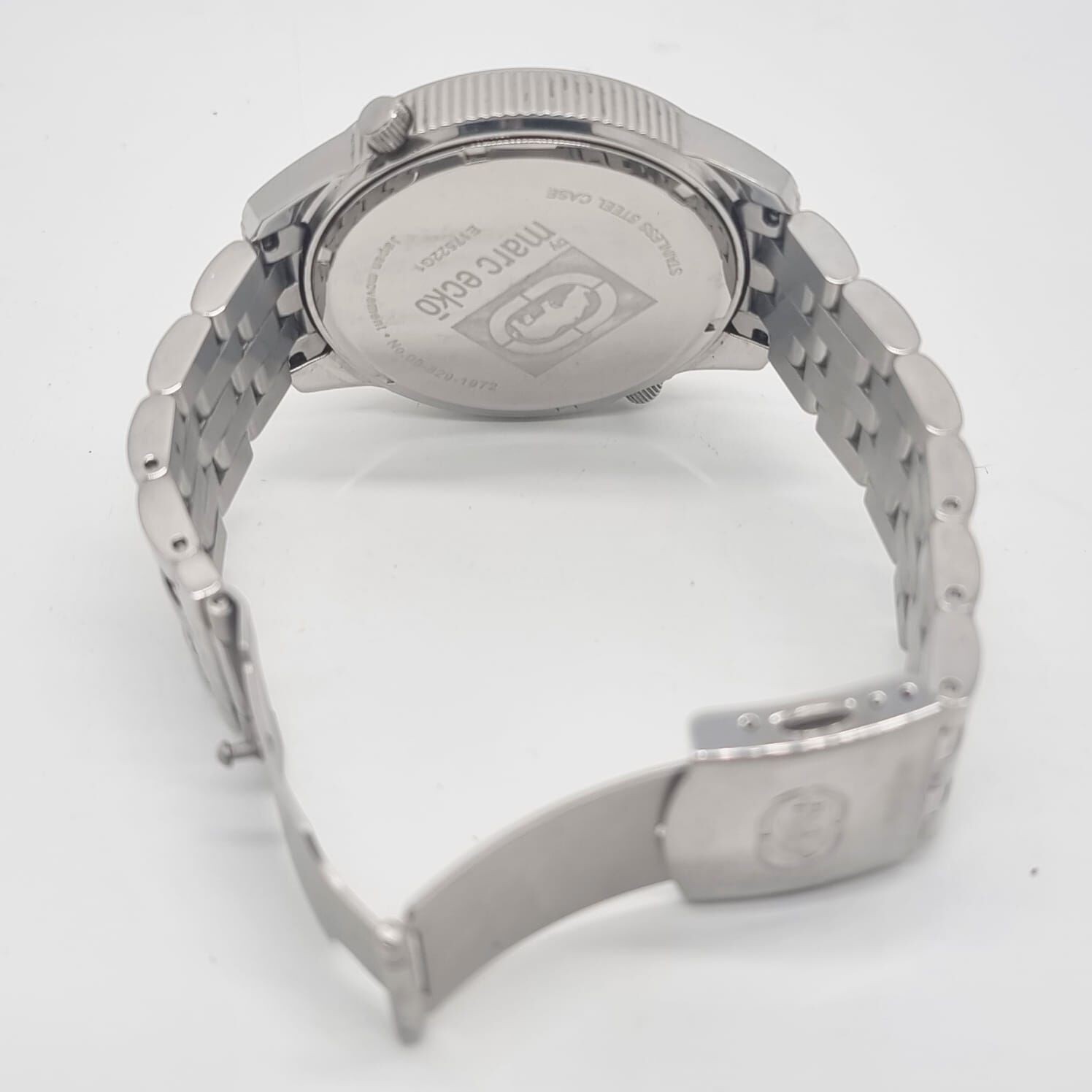 Marc Ecko E17522G1 Two Timer Dual Time Silver Sta… - image 10