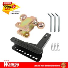 2 14k Trailer Towing Hitch Dual Ball Adjustable Channel Mount 45900 Brand New 2 14k Trailer Towing Hitch Dual Ball Adjustable Channel Mount 45900 Brand New