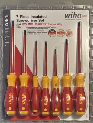 Wiha 32097 7-Piece Insulated Screwdriver Set Wiha 32097 Brand New