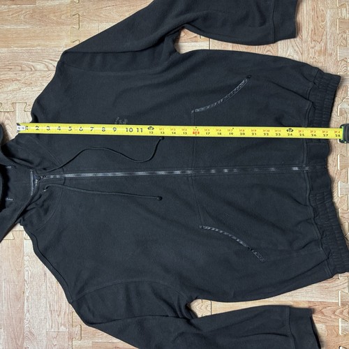 PAUL & SHARK YACHTING Hoodie Black Men’s Medium Fleece Full Zip Made In Italy - Picture 7 of 12