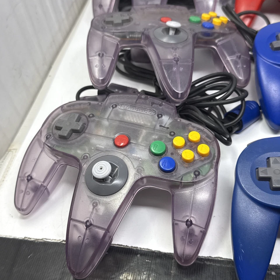 Lot of 16 Genuine N64 Controllers FOR PARTS OR REPAIR - Joystick Issues - Image 3 of 4