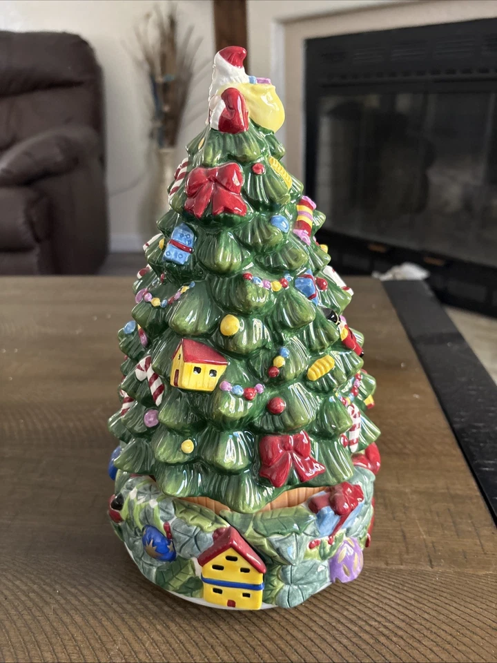 Spode Christmas Tree 2005 “DECK THE HALLS” centro de mesa musical 10” con caja usado en excelente estado Foto 4 de 4