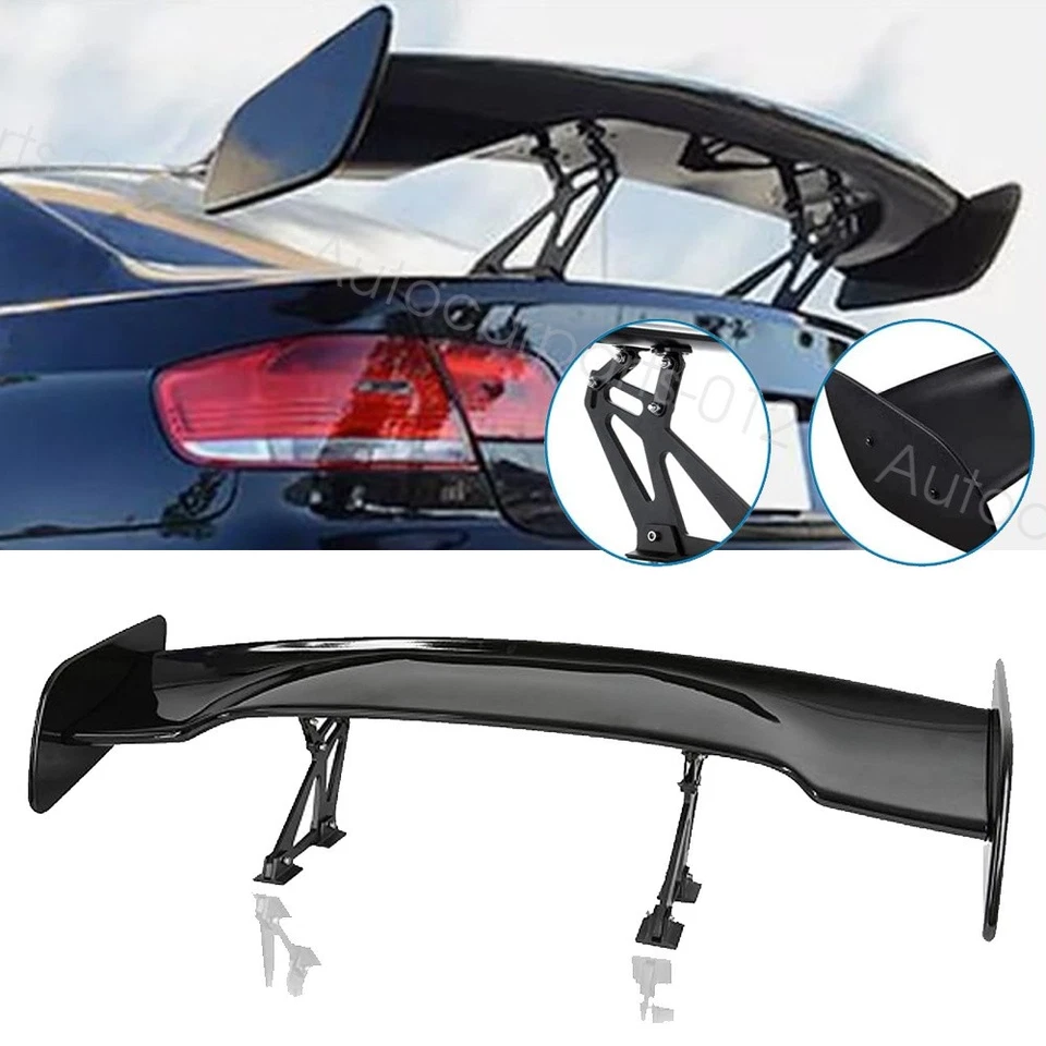 For Volkswagen VW Arteon CC 57" Rear Trunk GT Racing Spoiler Wing Glossy Black Foto 4 de 4