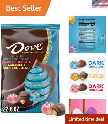 Springtime Chocolate Mix: 22.6oz of Milk, Dark & Caramel Delights for Easter