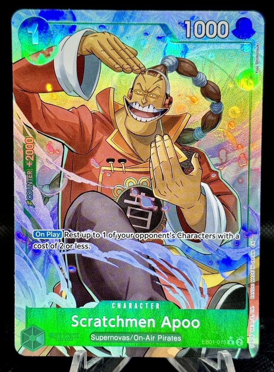 Scratchmen Apoo - EB01-015 (Alternate Art) - Premium Booster -The Best- Vol. 2