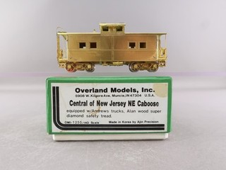 HO Brass Model OMI 1255 CNJ Central of New Jersey NE Caboose Andrews Trucks