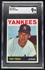 1964 Topps #395 Tom Tresh SGC 9