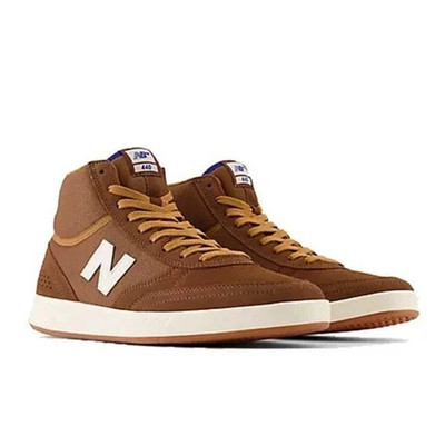 New Balance Mens Size 8 Numeric 440 High Skate Shoes Brown Suede Gum NM440HPP