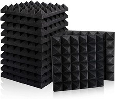 12 Pack 12 X 12 X 2" Acoustic Foam Wall Panels Soundproofing Tiles Studio Decor