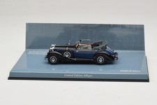 Horch 853 A Sport Cabriolet Black Blue Minichamps 1:43 | 436012036