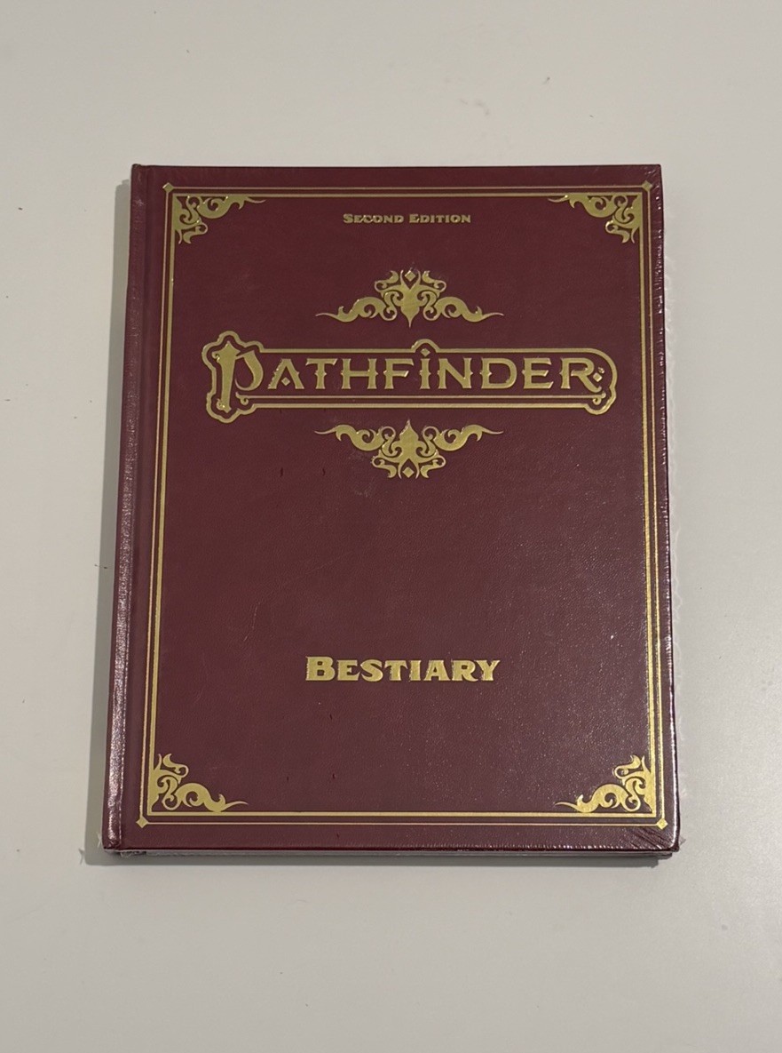 Bestiary by Paizo Staff (2019, Hardcover). New And Sealed