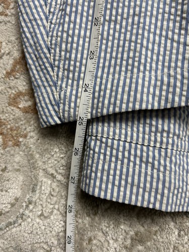 Drake's London Games Blazer Seersucker Blue White Men’s 38 BRAND NEW $1,195 - Picture 4 of 8