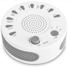 White Noise Machine, Portable Sleep Sound Therapy Machine with 3 & 9 Natural