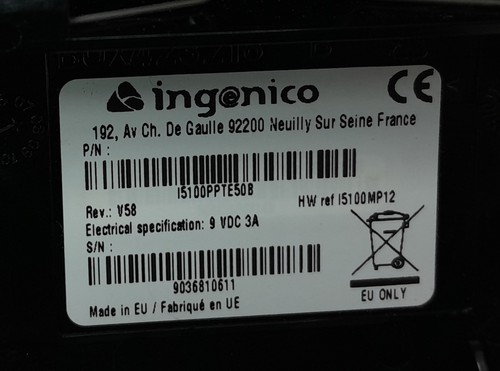 Ingenico 5100 Card Reader - 第 3/6 張圖片