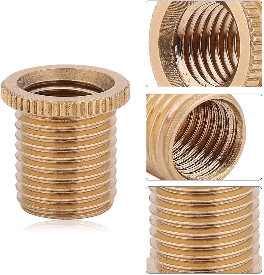 Adaptadores de perilla de cambio universal para automóvil automático palanca de cambios adaptador de rosca tornillo de retención Foto 2 de 4