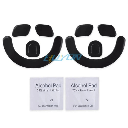 2 Sets Rounded Curved Edges Mouse Feet Skates for RAZER Viper V3 HyperSpeed