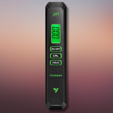 Digital pH Meter, 0.01pH High Accuracy Pen Type pH Tester for Hydroponic