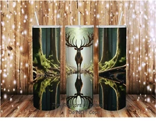 Deer 20 oz tumbler, CHOICE, Travel mug, stainless steel, FREE shipping, wildlife