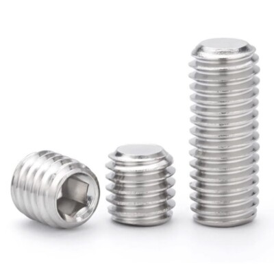 【koki A2 STAINLESS FLAT】 Flat Point Grub Screws,A2 Stainless Socket Set Screw M1.6M2M2
