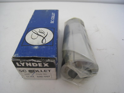 Lyndex Corp 57/64'' Round Collet Chuck 500-057 5C Industrial Workholding Tool