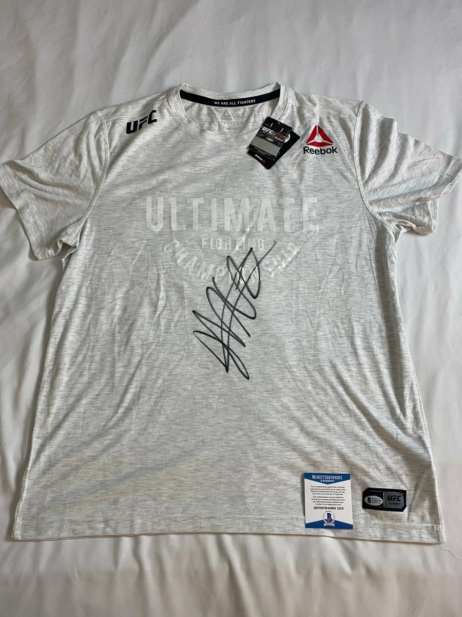  Reebok Khabib Nurmagomedov UFC Men's Chalk White Authentic UFC  223 Fight Night Walkout Jersey (Small) : Sports & Outdoors