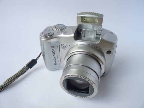 CANON PowerShot SX100 IS 8.0MP 10X Zoom Digital Camera w/ 4GB SD Card | WORKS - Picture 13 of 15